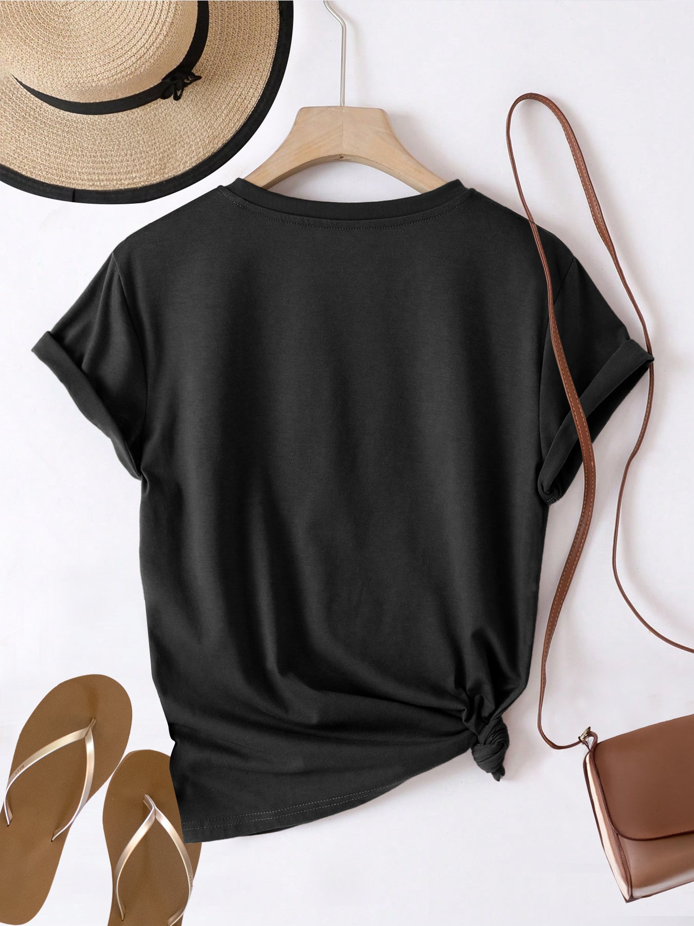 Jovie | Casual T-shirt met bloemenprint voor dames – Lichtgewicht zomertop met korte mouwen