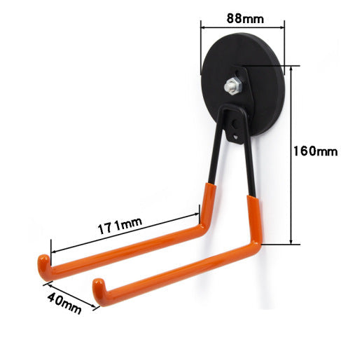 MagHook | Magnetische Dubbele Klauwhaak – Sterke Magneet, Wand- & Koelkast Organizer