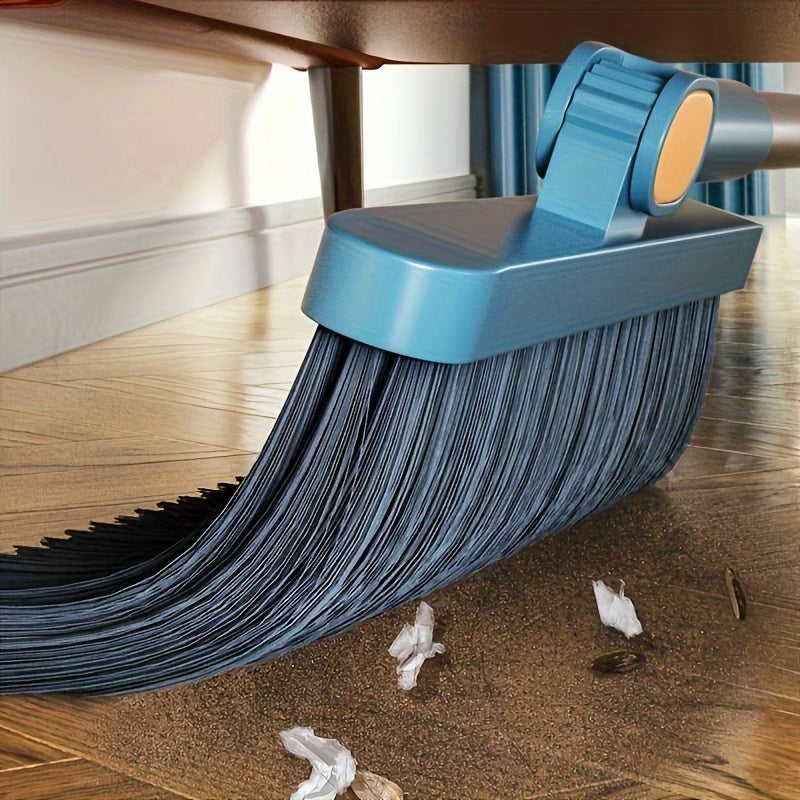 MagSweep | Magnetische, draaibare bezem en stoffer - 180° verstelbare lange steel voor thuis