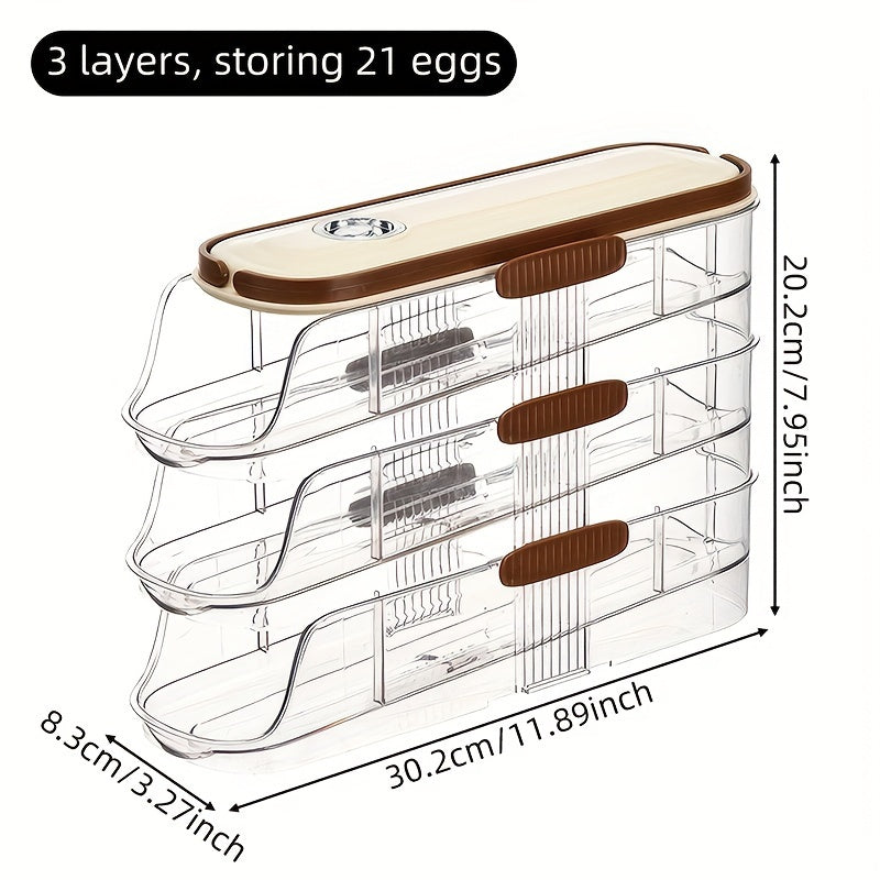 EggCascade | Automatische eierdispenser met meerdere lagen - grote capaciteit