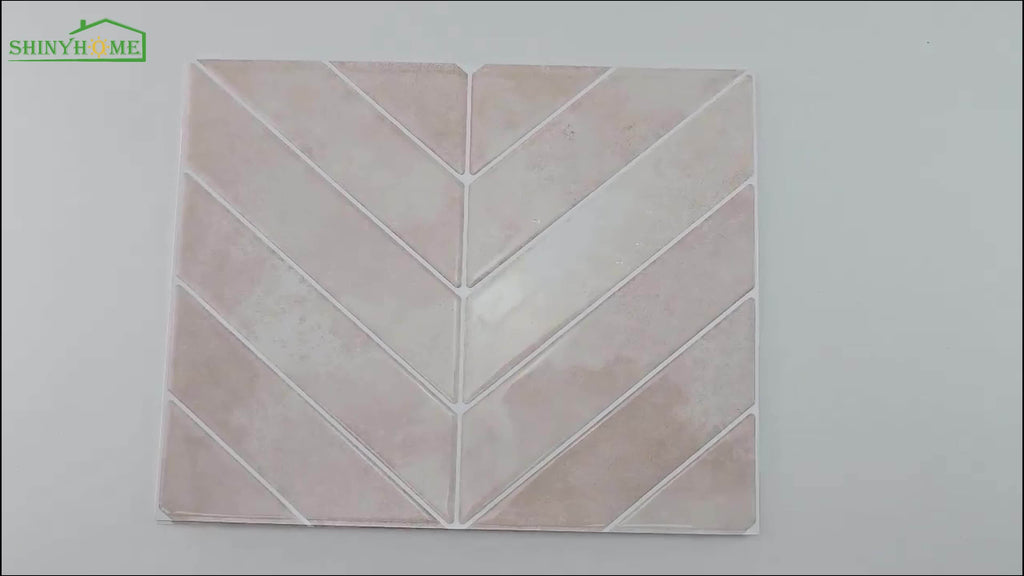 GeoTile | 3D Peel & Stick Muurtegels - Waterdicht, Oliebestendig PU Achterwand voor Keuken & Badkamer