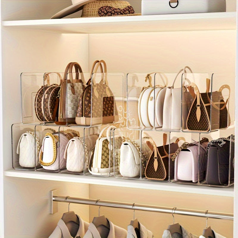 PurseVista | 2-pack doorzichtige acryl handtasorganizer voor opbergruimte in kasten en op planken