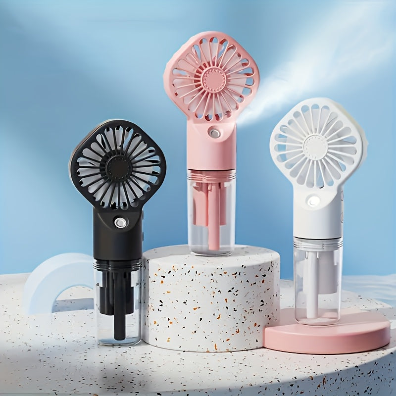 HydraFan | Oplaadbare Handheld Nevelventilator - USB-C Minikoelventilator met Waternevel