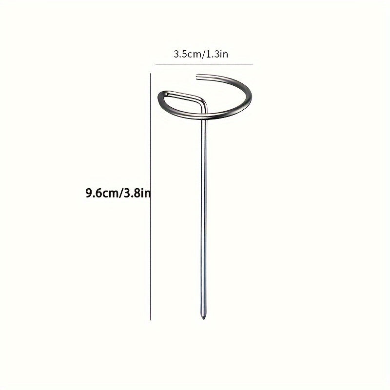 AirGrill | 10-stuks Roestvrijstalen Spiesen voor Air Fryer & Oven, Verticale BBQ Grillnaalden