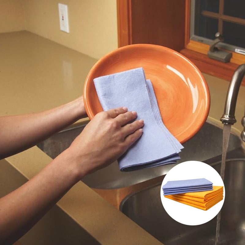 SorbWipe | Absorberende Non-Woven Reinigingsdoeken – Multifunctionele Herbruikbare Keuken- en Vaatdoeken