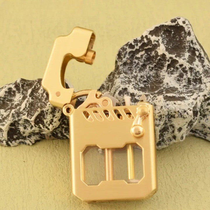 Flarex | Navulbare vintage metalen zakaansteker met precisieontsteking voor kaarsen