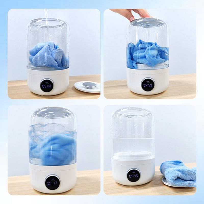WashBee | Draagbare mini-wasmachine voor ondergoed en fijne was – compact en reisvriendelijk