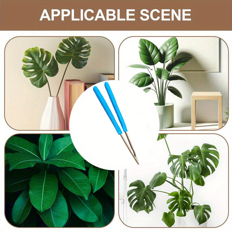 CleanLeaf | Handmatige Bladerenborstel – Microvezel met Zachte Borstels, Houten Handvat voor Thuis