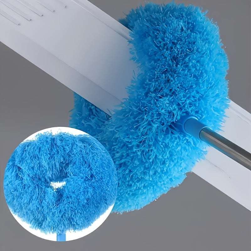 HighSweep | Intrekbare plafondventilator en stofdoek voor hoge plekken – Afneembare borstel en plumeau