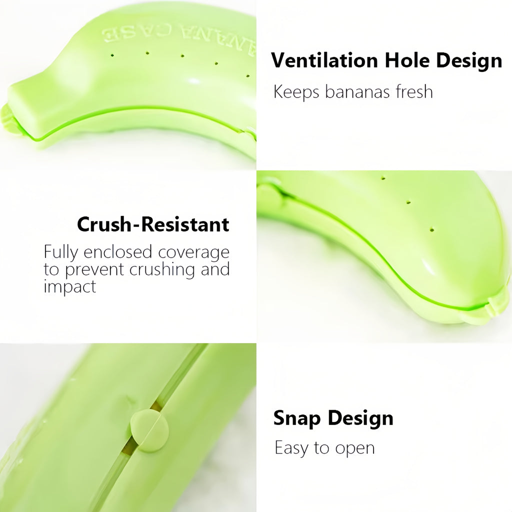 BananiBox | Bananenbeschermer Etui – Draagbare Harde Plastic Fruit Opbergdoos