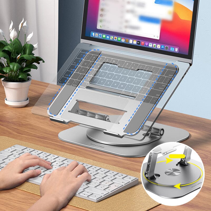 PivotPad | 360° verstelbare laptop- en tablethouder met verschillende posities