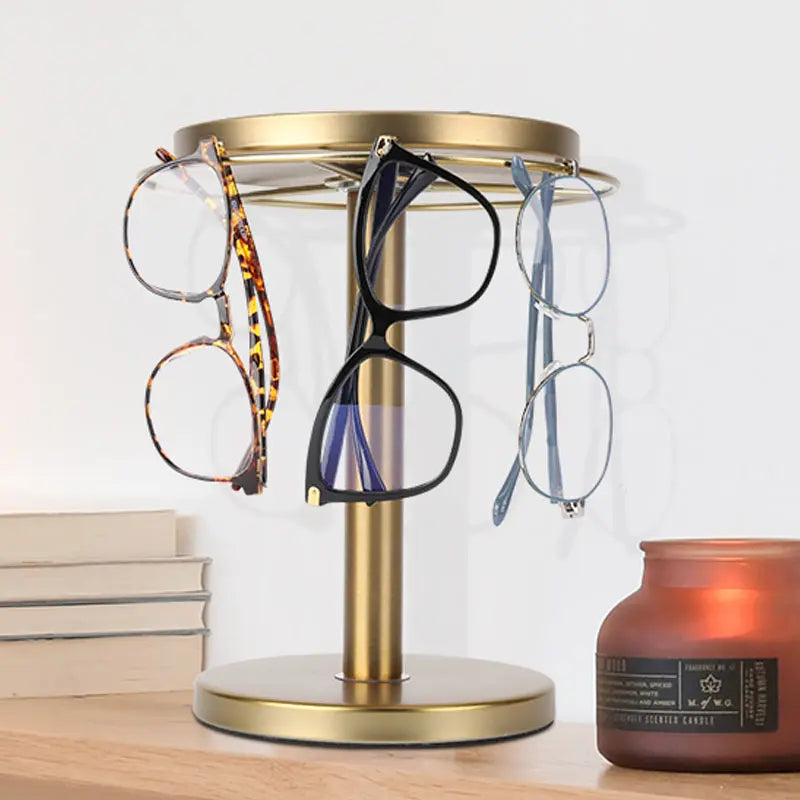 LensLoop | 360° draaibare brilstandaard - Multifunctionele brilhouder voor bureau, zonnebrilhouder
