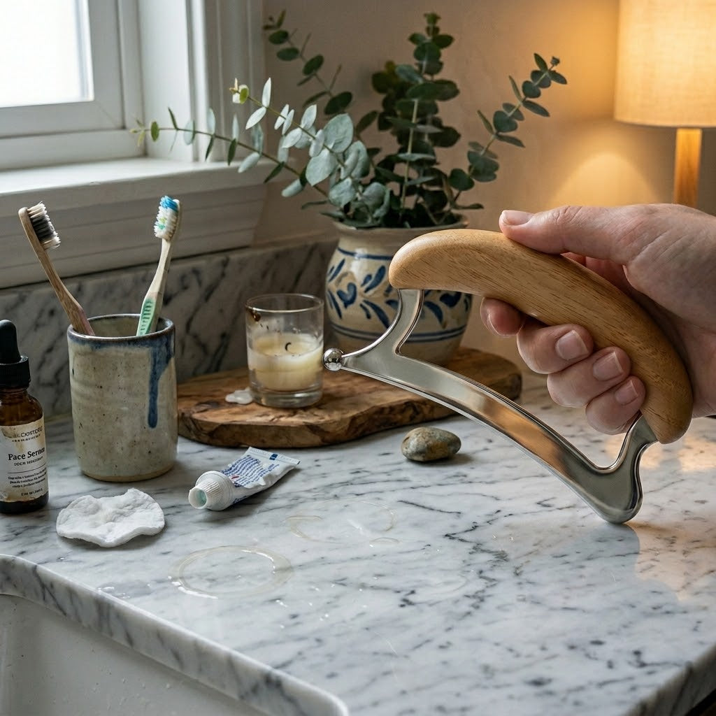 GuaSteel | Roestvrijstalen Gua Sha Lichaamsmassagetool – Lymfedrainage Schraper, Anti-Cellulitis