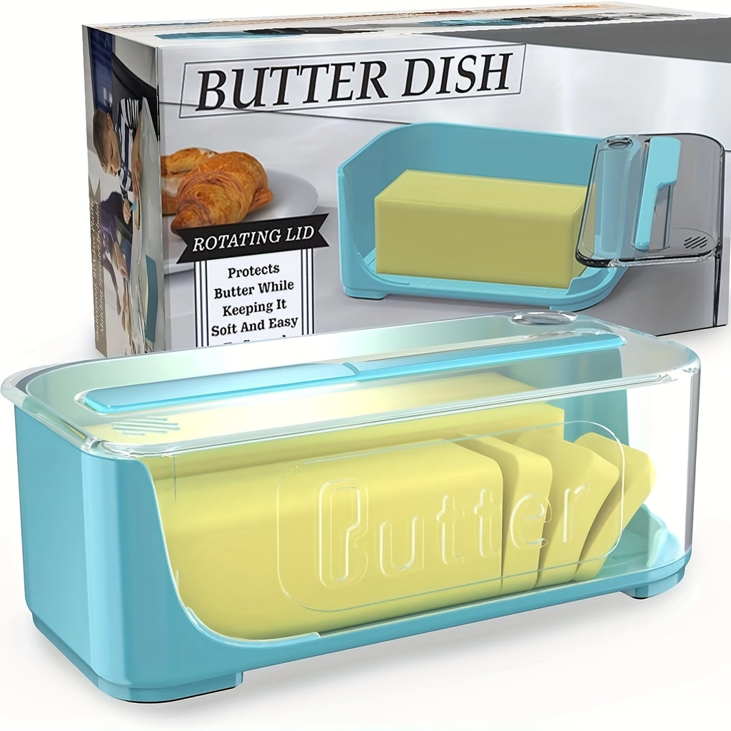 ButterVault | Duurzame plastic botervloot met deksel – grote luchtdichte opslagcontainer voor keuken en koelkast
