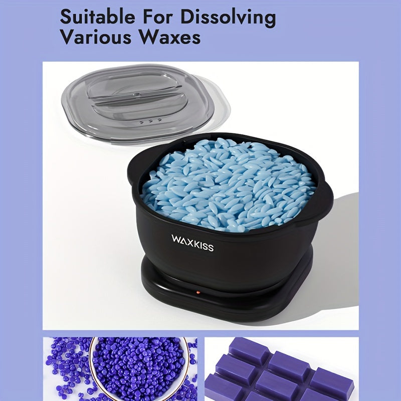 Waxora | Draagbare Wax Warmer Kit - 500ml Silicone Ontharingsverwarmer voor ontharing