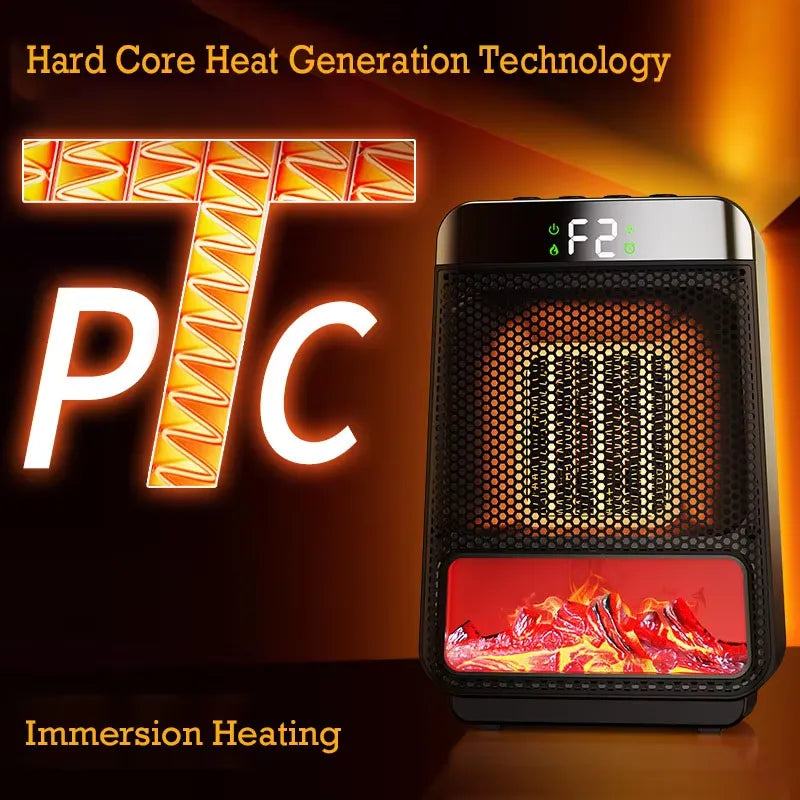 PowerWarm | Draagbare elektrische verwarming – Energiezuinig, snelle verwarming, compact en veilig voor thuis