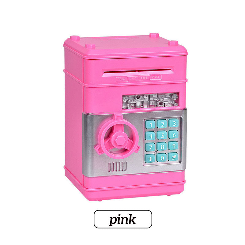 MiniVault | ATM-spaarpot met wachtwoord, elektronische munt- en geldkluis, spaarpot voor kinderen