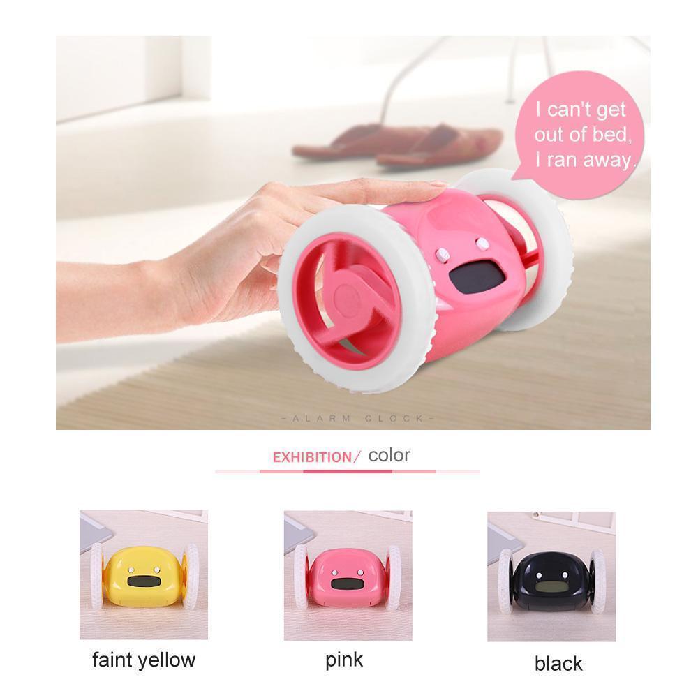 DashAlarm | Weggelopen wekker op wieltjes – Luide mobiele wekker, rollende snooze-stopper voor zware slapers