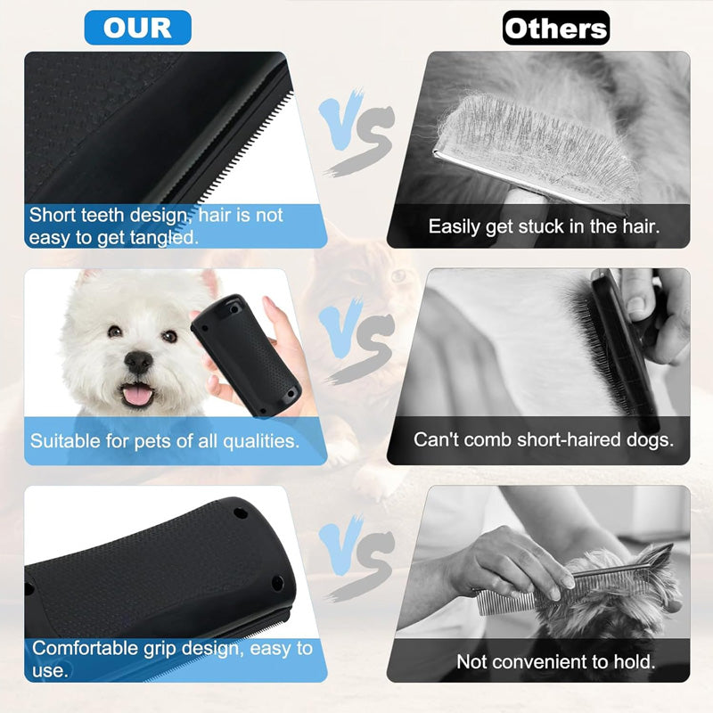 TuffFur | Ergonomisch verzorgingsgereedschap voor het verwijderen van losse haren, modder en vuil