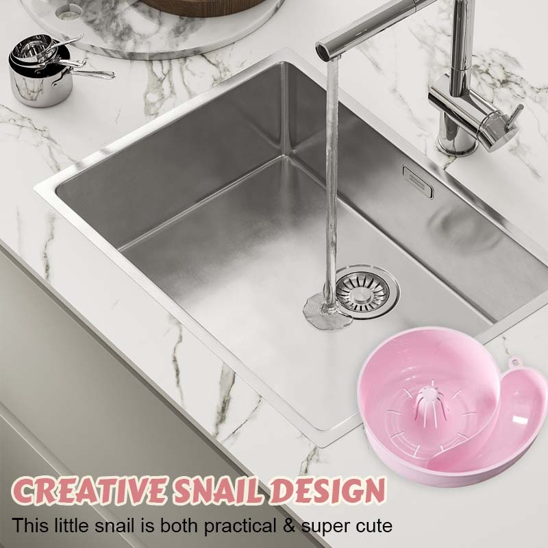 DrainShell | Slakvormige afvoerkorf en zeef voor keukengootsteen