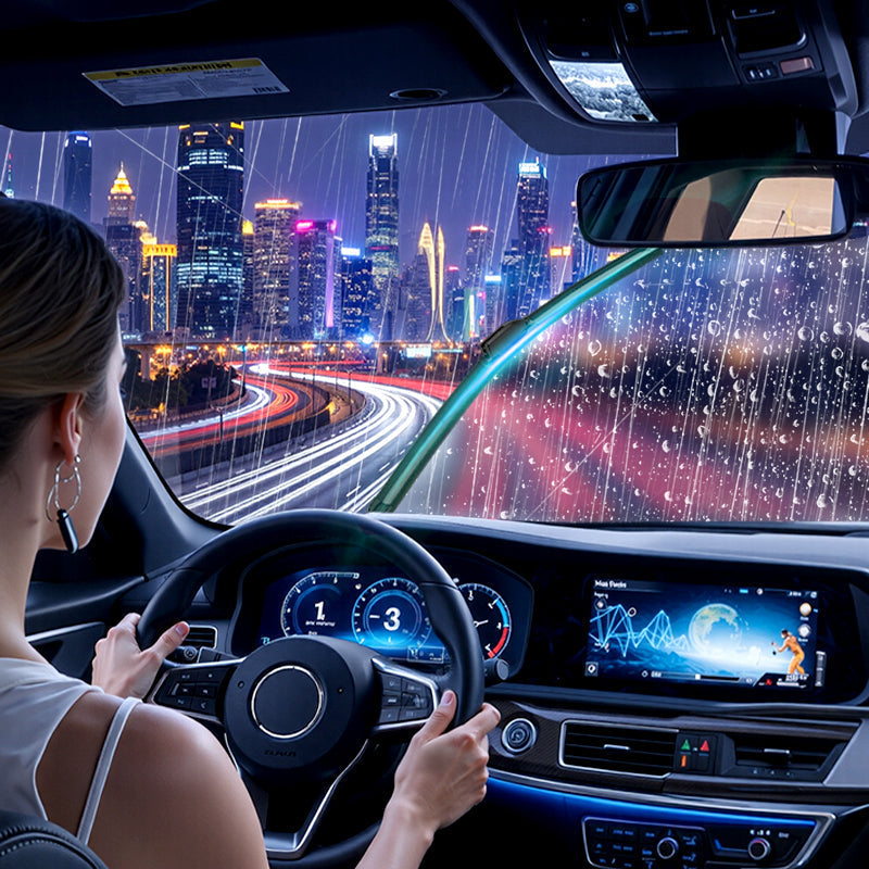 CrystalWipe | Autoglasreiniger – Verwijdert oliefilm en vet, voor streeploze voorruiten en ramen