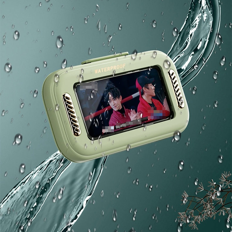 SplashBox | Universele waterdichte telefoonhouder voor douche en badkamer - Muurbevestiging Hoesje