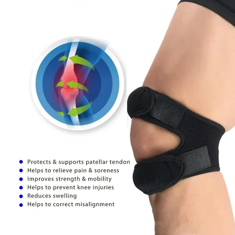 KneeSure | Kniepijn & patellabandage – Verstelbare neopreenbandage voor verlichting en stabiliteit