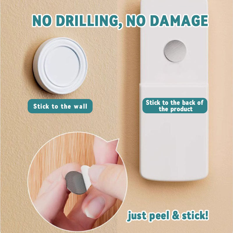 MagGrip | Punch-Free zelfklevende wandhouder voor keuken, badkamer en kantoor