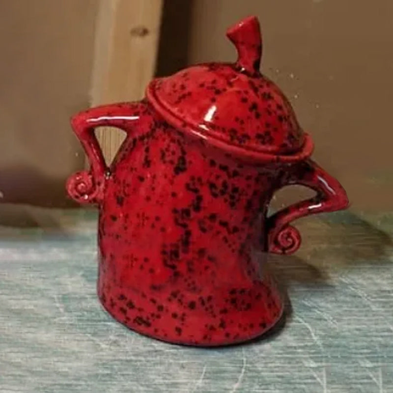 QuirkyJar | Opbergpot met deksel - Grillige decoratieve keuken- of schapcontainer