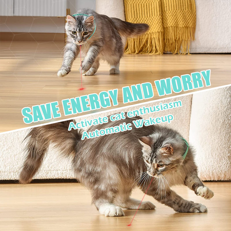 LaserPurr | Intelligente laserhalsband voor katten – oplaadbaar via USB, verstelbare pasvorm