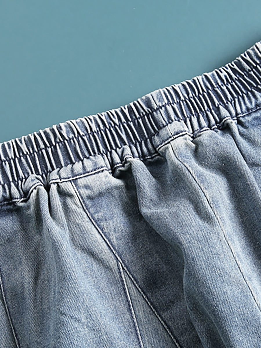 Yalira | Dames Baggy Jeans – Casual Losse Pasvorm, Zachte Denim, Comfortabele Broek