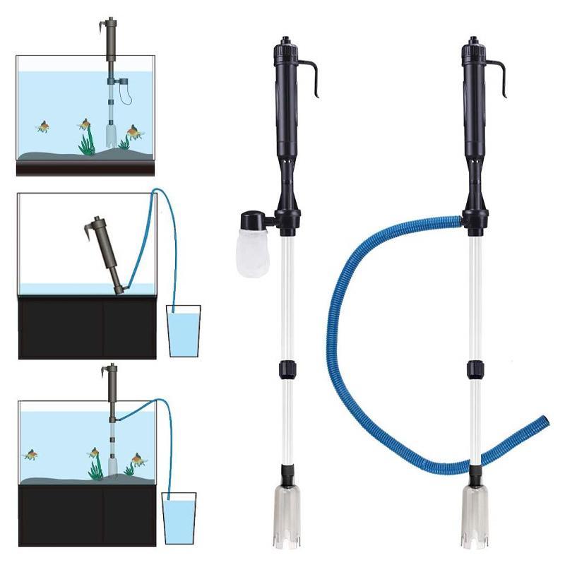 HydroSweep | Automatische elektrische aquariumgrindreiniger en waterwisselaar - hevelpomp, filter, zandspoeler voor aquariumvissen