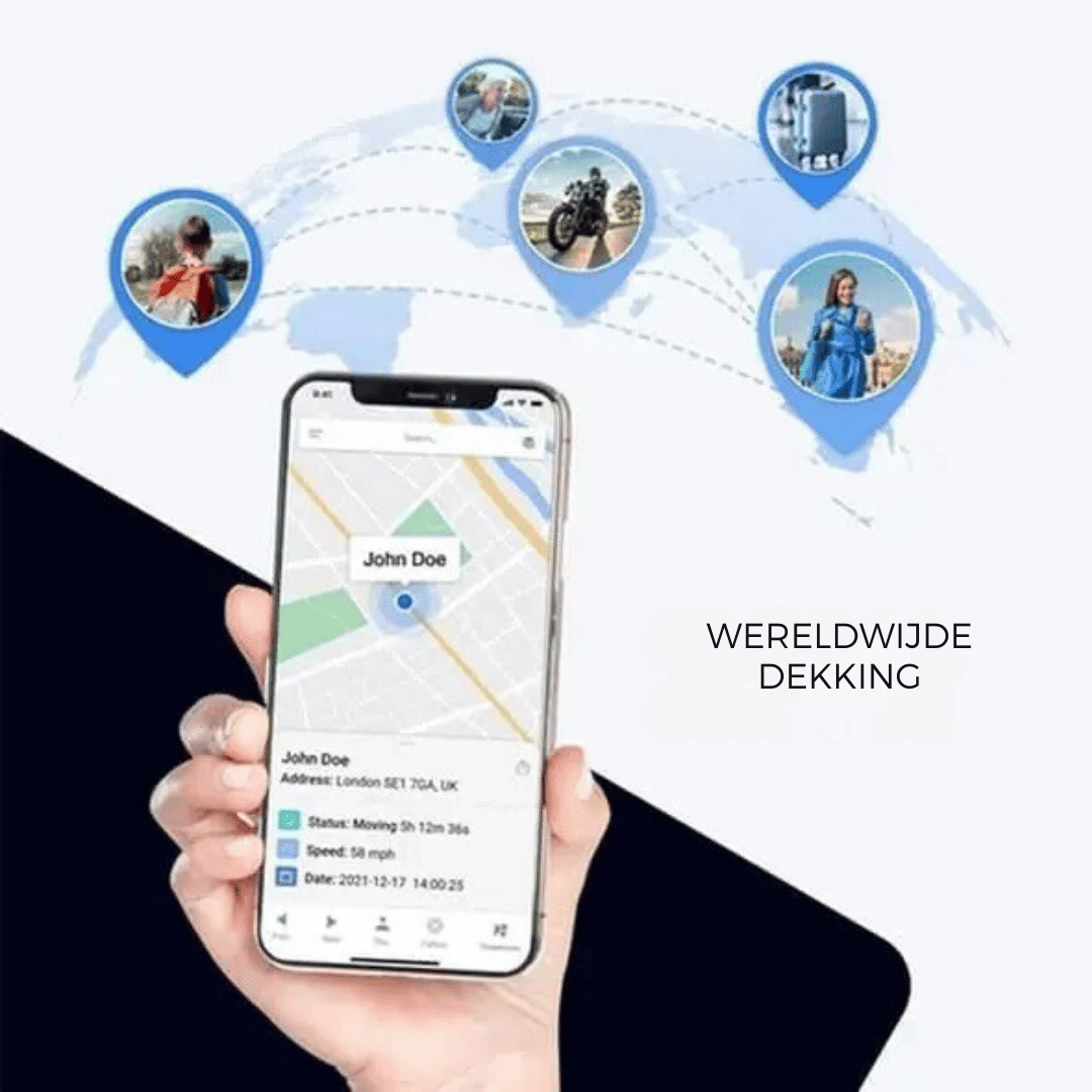 MiniTracer | Mini GPS-tracker voor auto's, sleutels en huisdieren – realtime locatiezoeker, anti-verliesapparaat