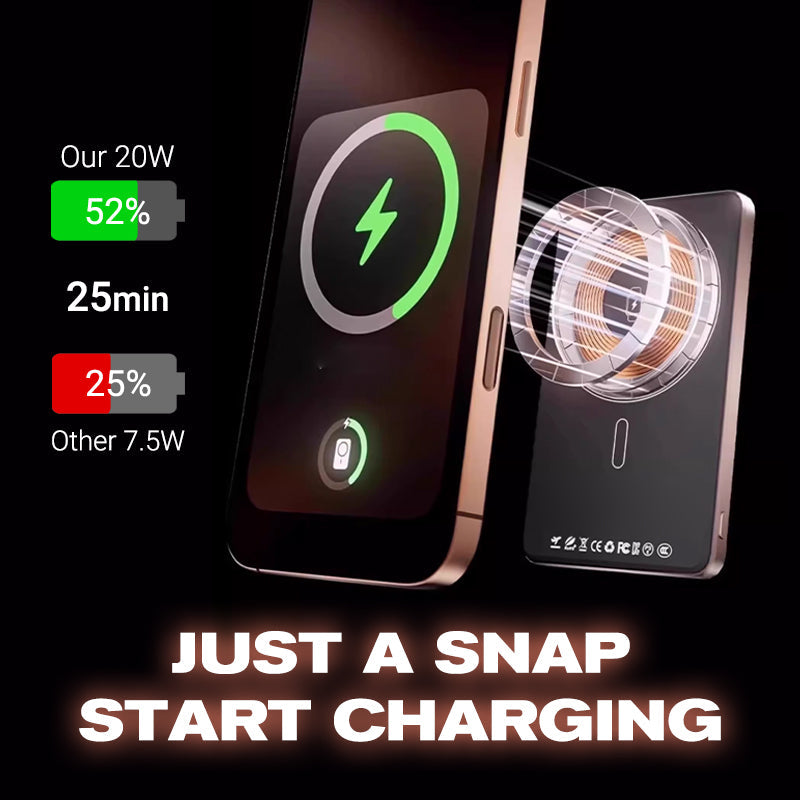 ThinVolt | Slanke magnetische powerbank met opvouwbare standaard