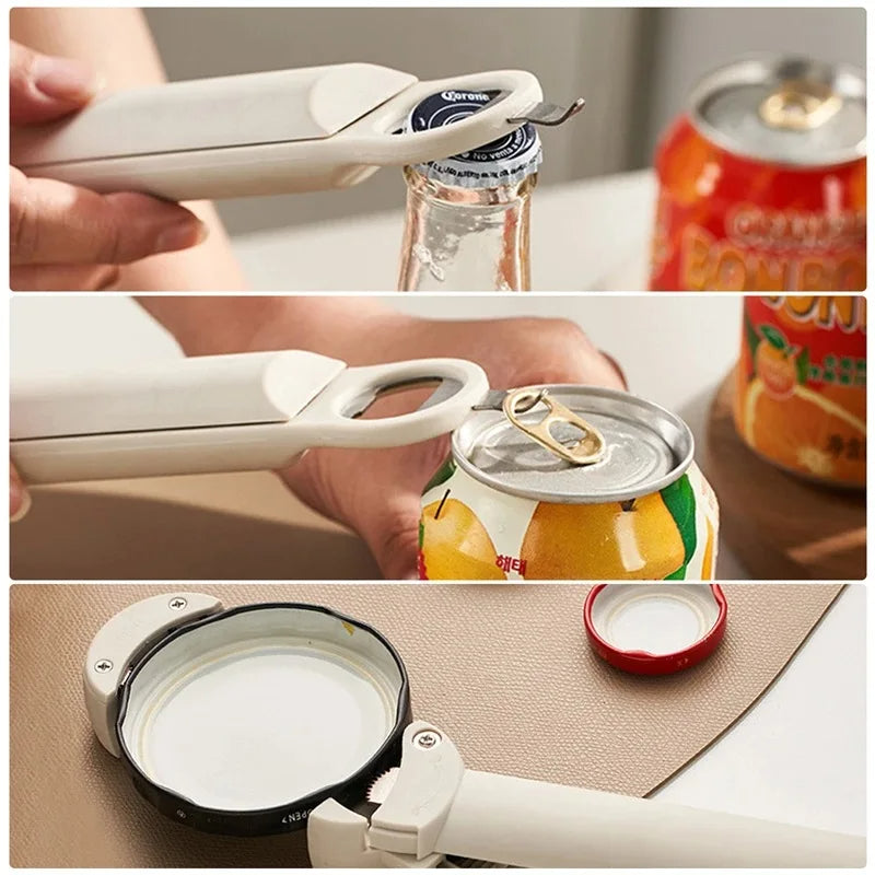 CapSwift | Multifunctionele fles- en potopener – Geschikt voor alle flessen, intrekbaar, magnetisch