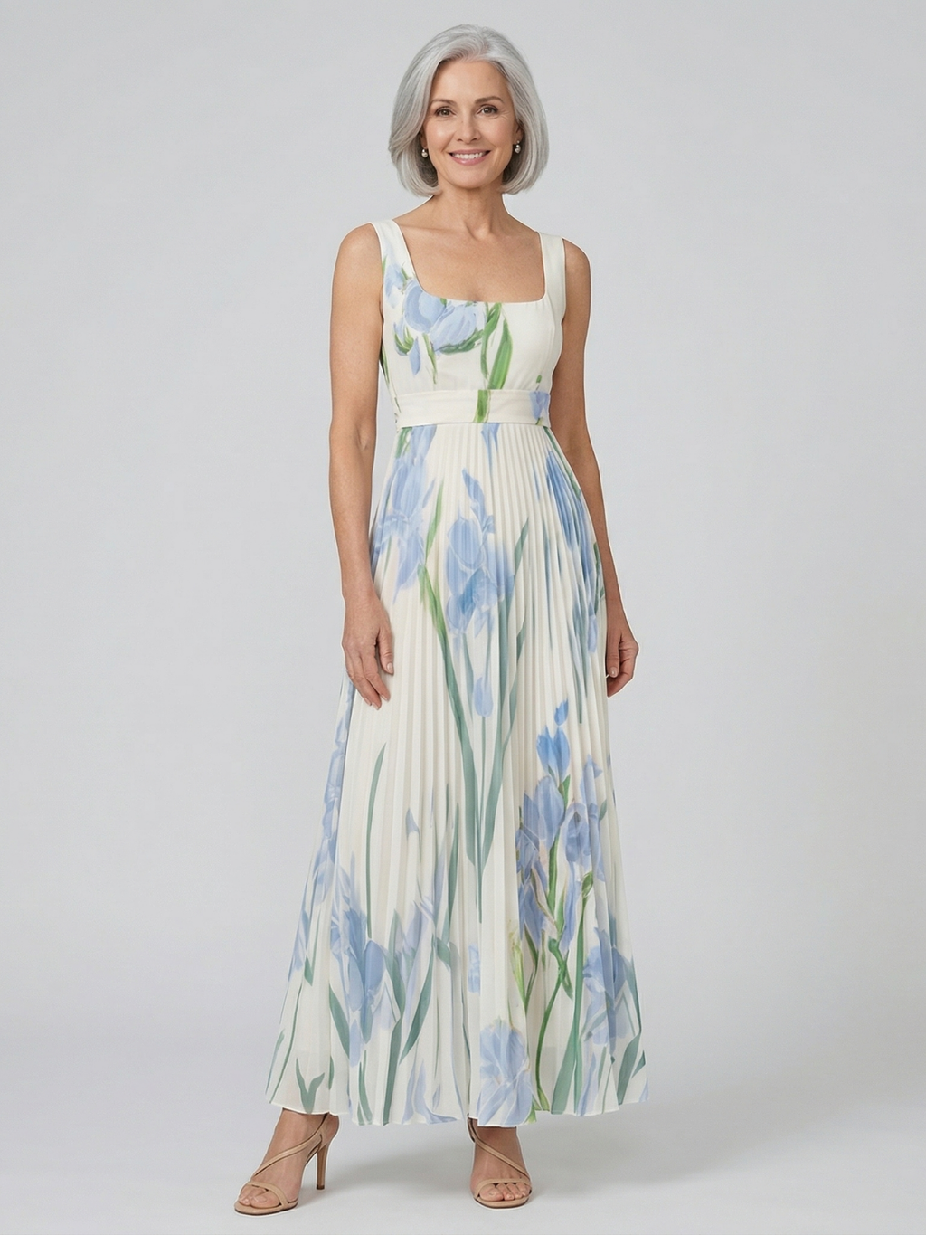 Wumi | Boho bloemen maxi-jurk voor dames – elegante, zwierige A-lijn lange jurk