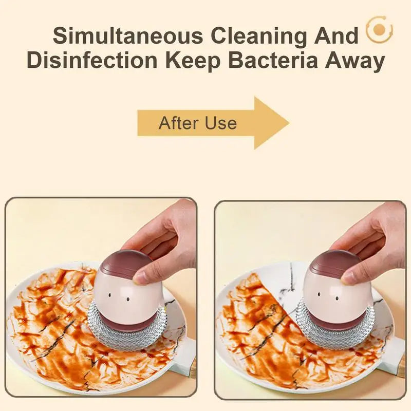 FoamSweep | Automatische Afwasborstel met Vloeistofdispenser - Zeepdispenser, Ergonomisch & Makkelijk Te Gebruiken Schoonmaakhulpmiddel