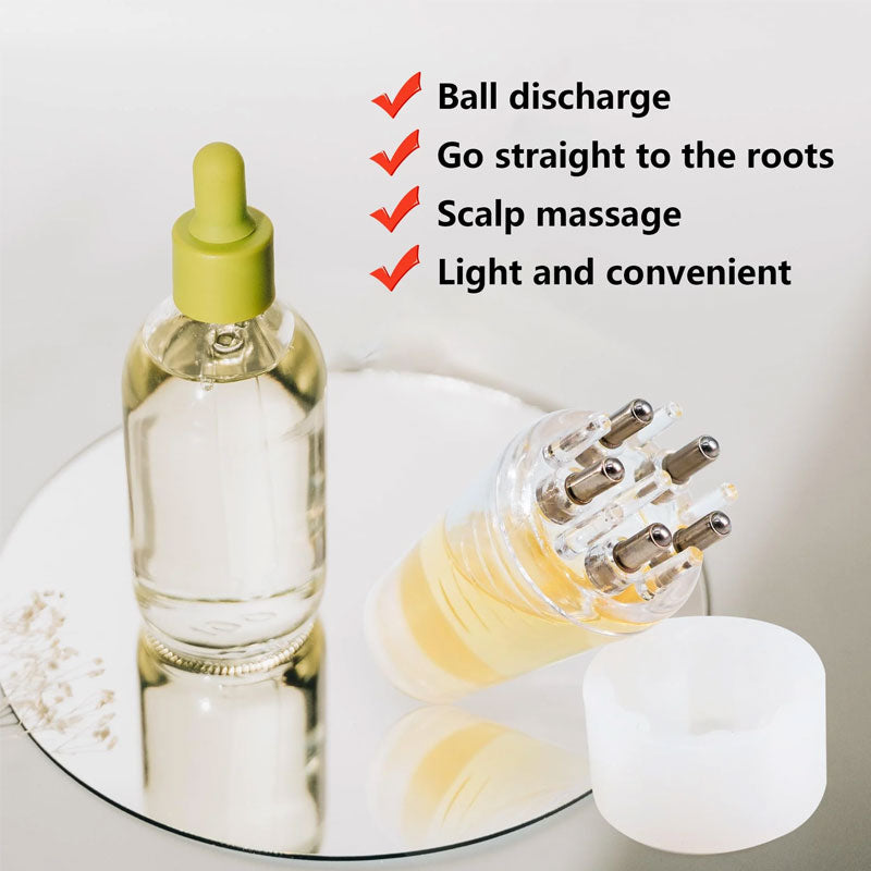 SilkRoot | Haarolie-applicator – Nauwkeurige dispenser voor hoofdhuidolie, haargroei en -behandeling