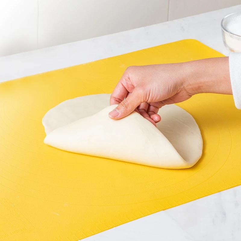 DoughMap | Extra grote siliconen bakmat met maataanduidingen – antiaanbak bakmat