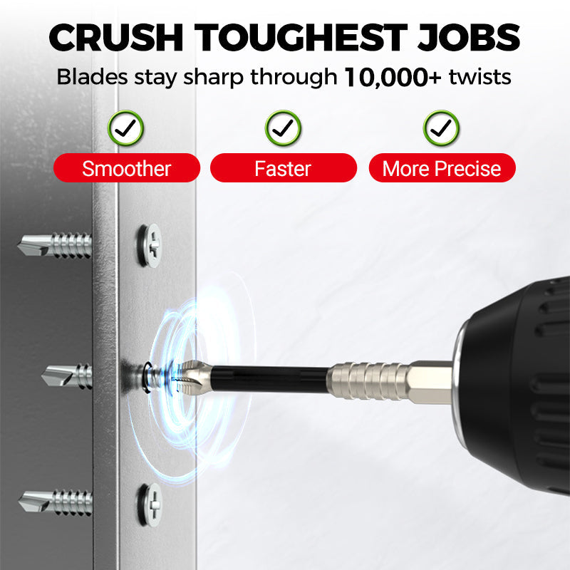 BitMagnet | Set met krachtige magnetische schroevendraaiers en boortjes – Duurzaam roestvrij staal