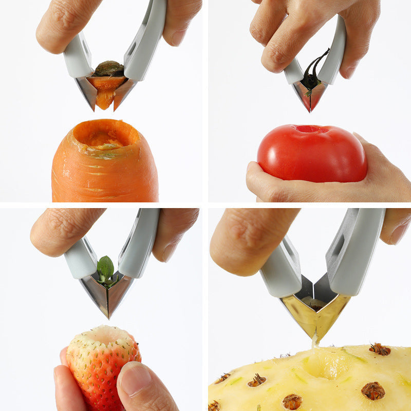 CoreTweeze | Multifunctionele fruitpincet zaadverwijderaar - roestvrij staal pitter gereedschap