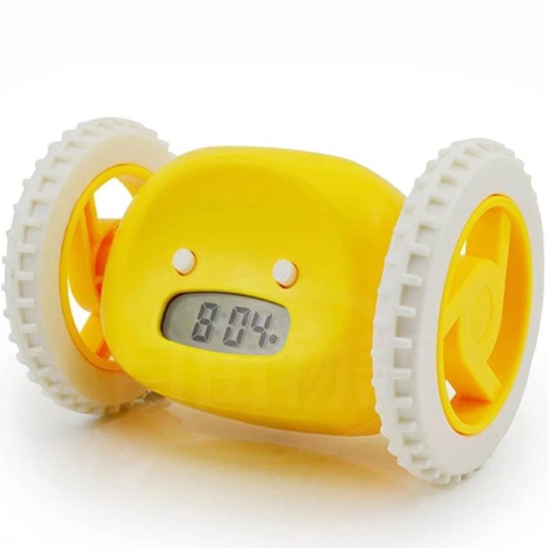 DashAlarm | Weggelopen wekker op wieltjes – Luide mobiele wekker, rollende snooze-stopper voor zware slapers