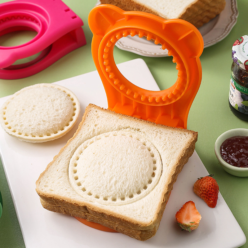 SandwichMate | Sandwich Snijder & Sealer – Roestvrijstalen Snijring, Broodkorstloze Sandwichvorm