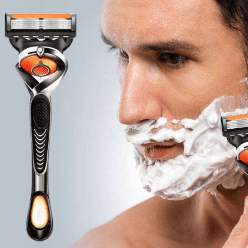Razorix | Precisie Heren Scheermes met Meerdere Bladen – Quick Release Scheermes