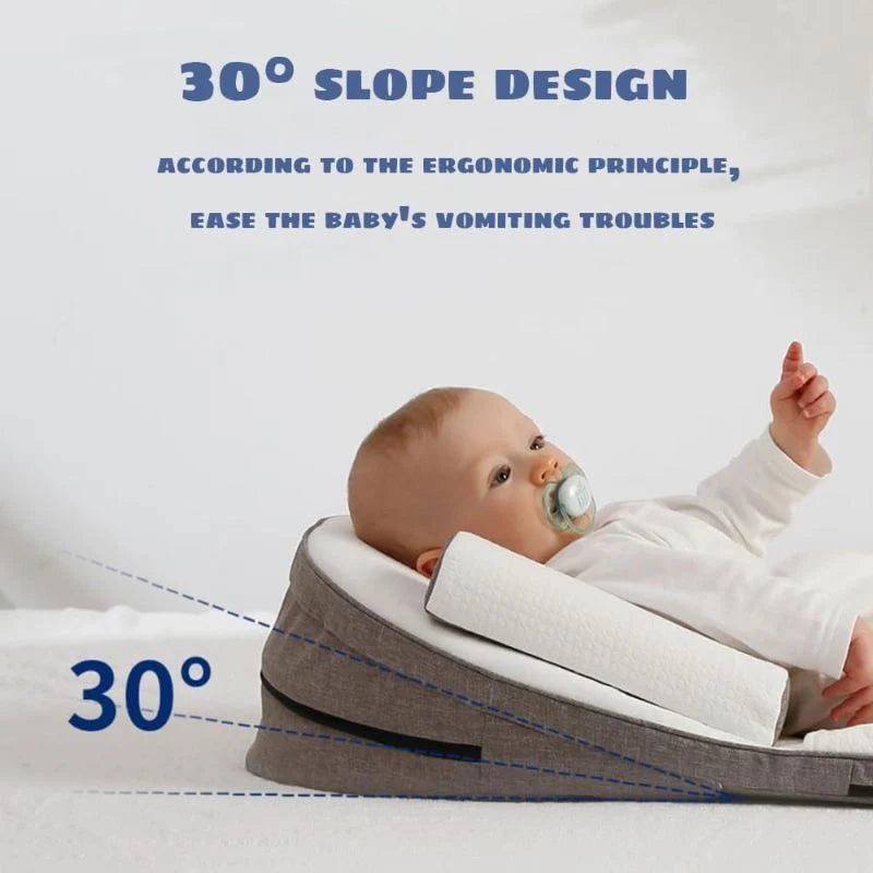 CozySlope | Baby wigkussen - zijslaper voor pasgeborenen,