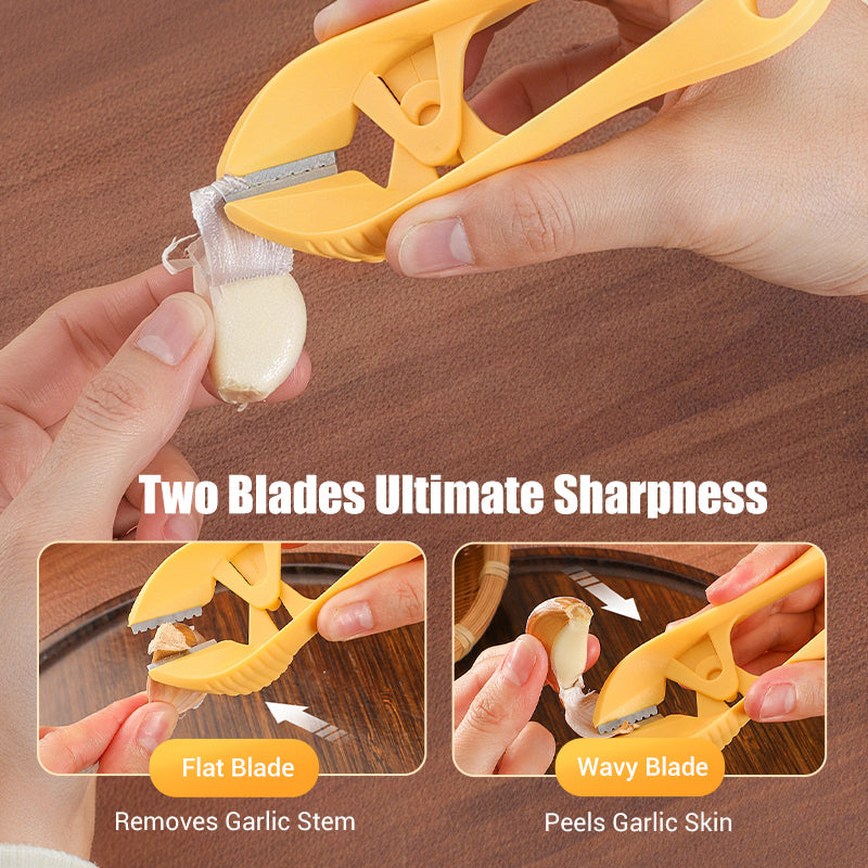 PeelQuick | Snelle en gemakkelijke knoflookschiller – Keukengereedschap voor het snel pellen van knoflook