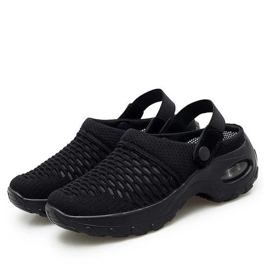 ComfyClog | Orthopedische Damesklompen met Luchtgepolsterde Zool – Ademend Mesh Slip-On