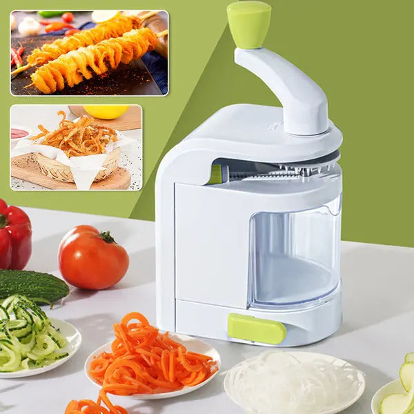 SpinPeel | Handmatige spiraalsnijder - Handbediende Zoodle Maker