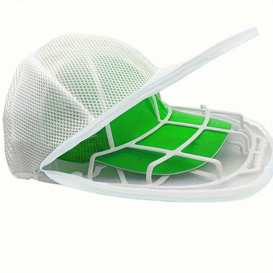 LaundriCap | Hoed-wasset - Mesh Hoedenwaszak & Hoedenrek Kooi, voorkomt vervorming, Machinewasbare Hoedbeschermer Set