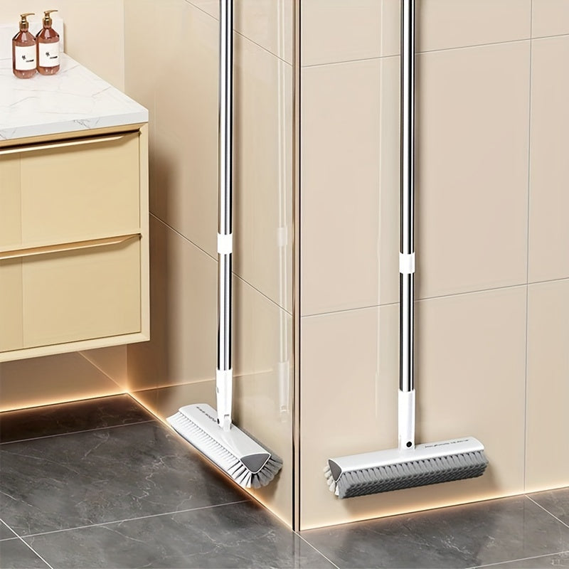 EdgeClean | Dubbelzijdige vloerschrobber met V-vormige kop – stijve borstelharen voor grondige reiniging